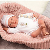 Reborn Arias 40cm Lola Rosa con Capazo